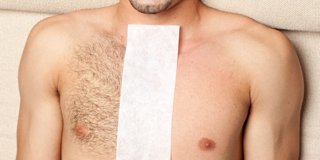Depilación de Pecho y abdomen para caballeros